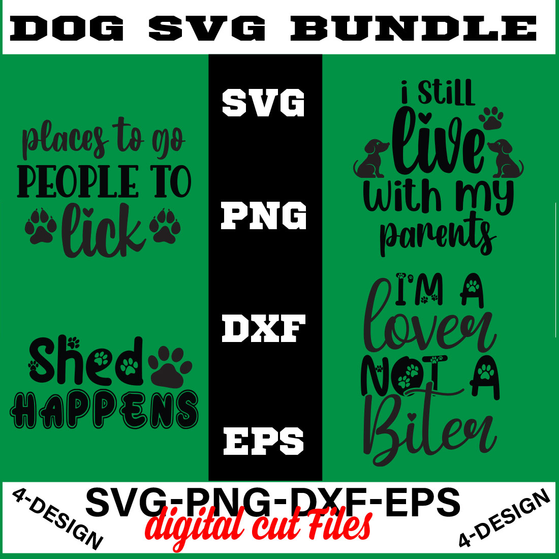 Dog Bundle SVG, Dog Mom Svg, Dog Lover Svg, Cricut Svg, Dog Quote, Funny Svg, Pet Mom Svg, Cut Files Volume-15 cover image.