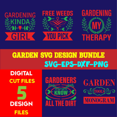 Garden T-shirt Design Bundle Volume-06 cover image.