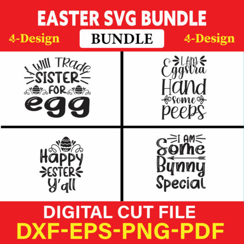 Easter T-shirt Design Bundle Vol-23 cover image.