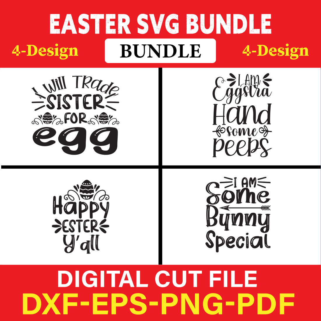 Easter T-shirt Design Bundle Vol-23 cover image.