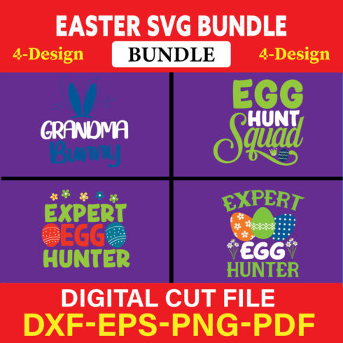 Easter T-shirt Design Bundle Vol-2 cover image.