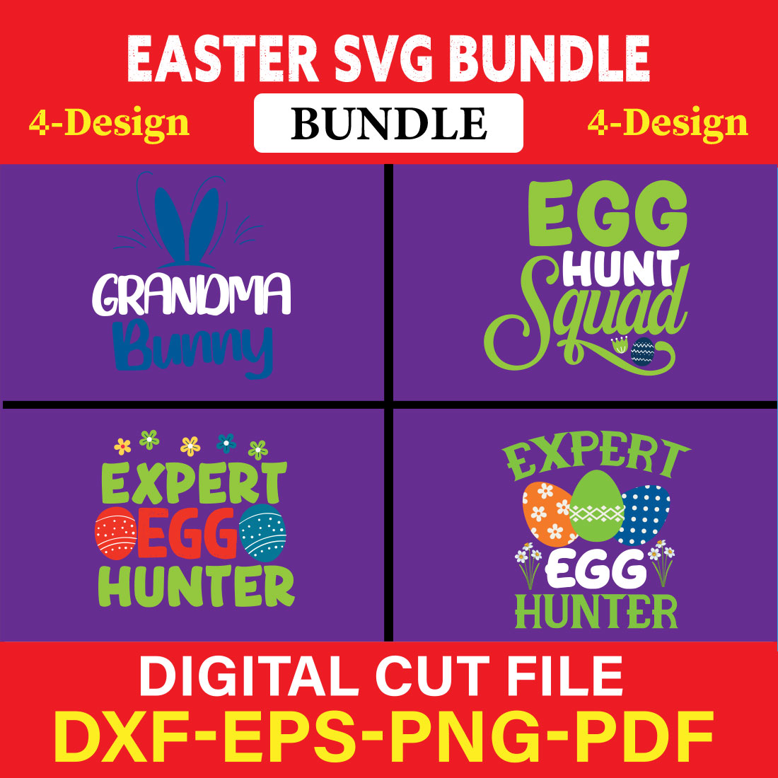 Easter T-shirt Design Bundle Vol-2 cover image.