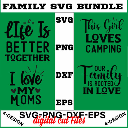 Family Quotes svg, Family svg Bundle, Family Sayings svg, Family Bundle svg Volume-10 cover image.