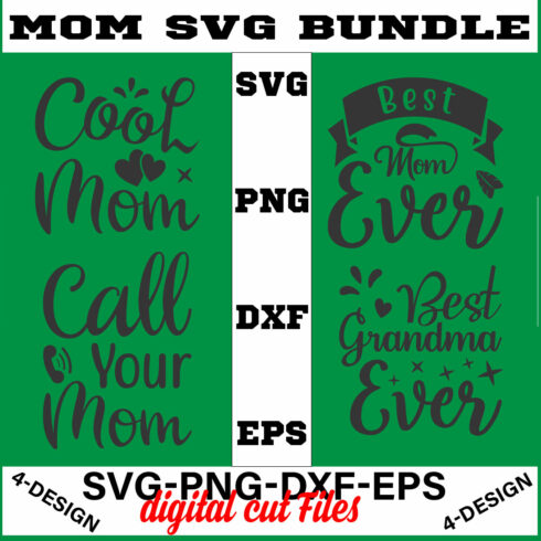 Mothers Day SVG Bundle, mom life svg, Mother's Day, mama svg Volume-01 cover image.