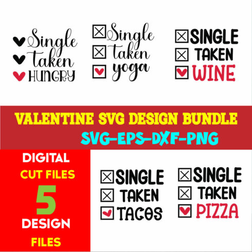 Valentine T-shirt Design Bundle Volume-08 cover image.