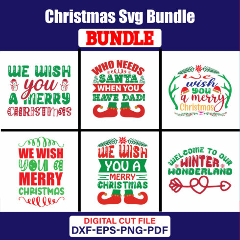 Christmas T-shirt Design Bundle Vol-83 cover image.