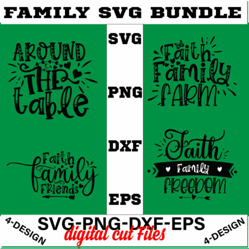 Family Quotes svg, Family svg Bundle, Family Sayings svg, Family Bundle svg Volume-01 cover image.
