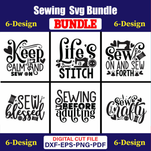 Sewing T-shirt Design Bundle Vol-02 cover image.