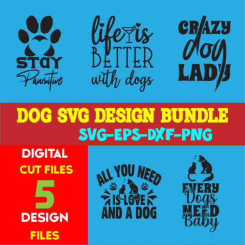 Dog T-shirt Design Bundle Volume-02 cover image.