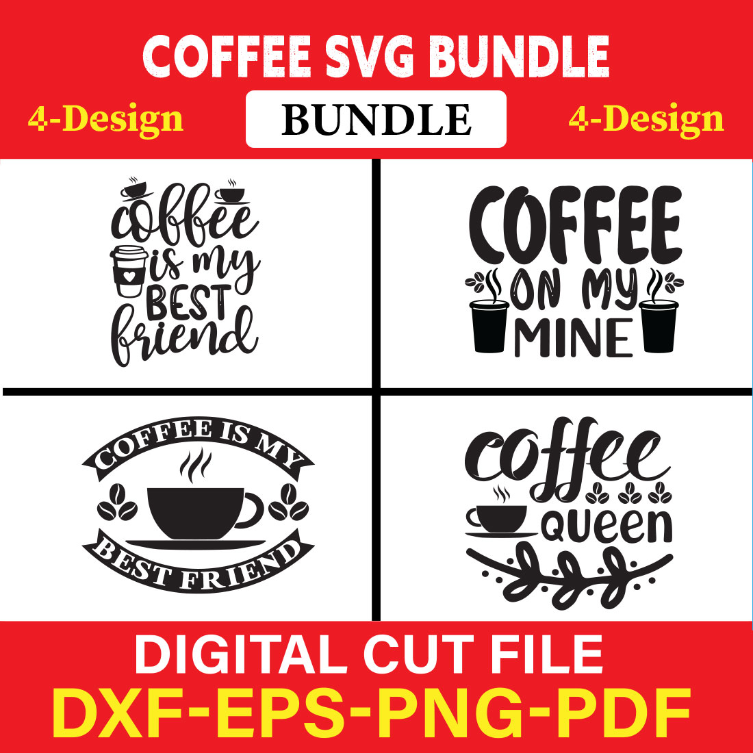 Coffee T-shirt Design Bundle Vol-2 cover image.