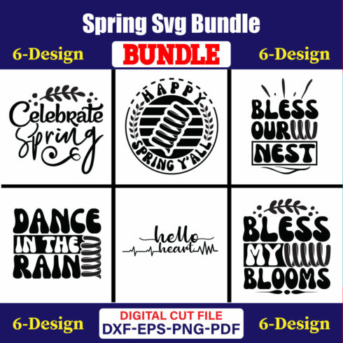 Spring T-shirt Design Bundle Vol-01 cover image.