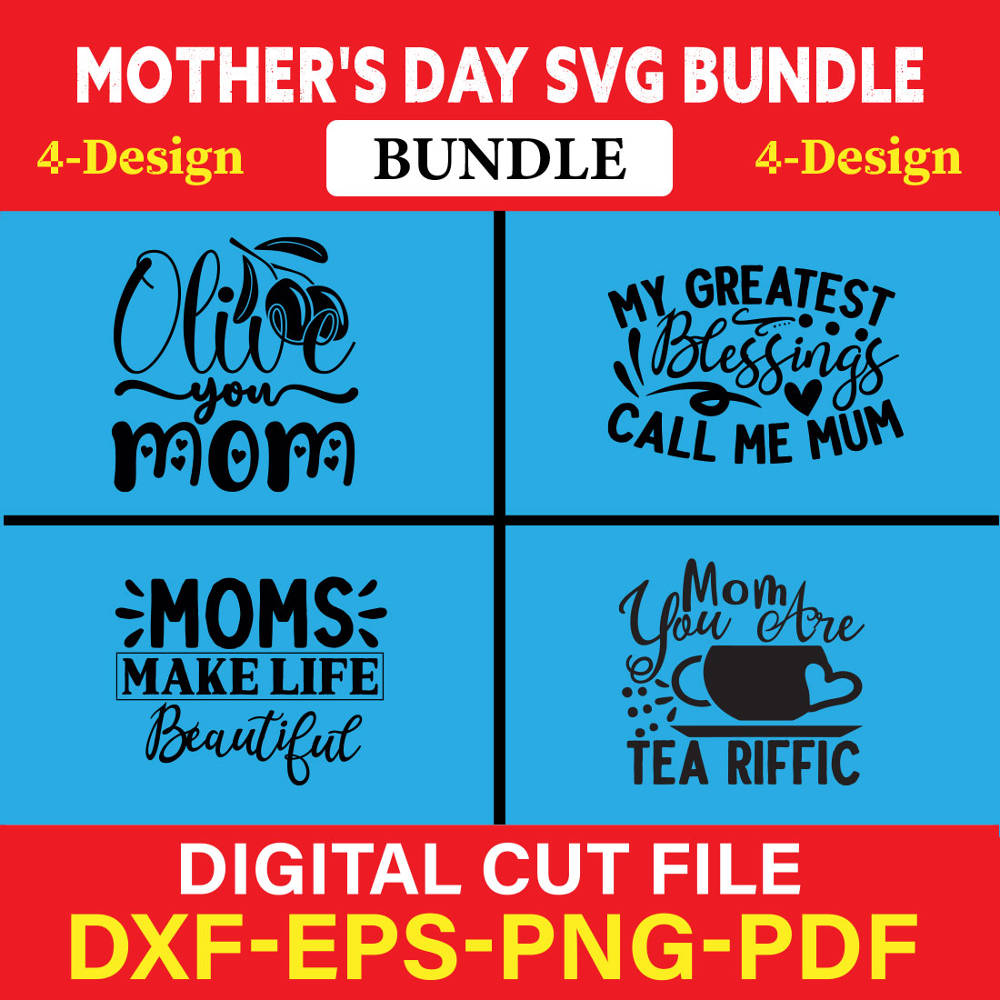 Mothers Day Svg T Shirt Design Bundle Vol 51 Masterbundles