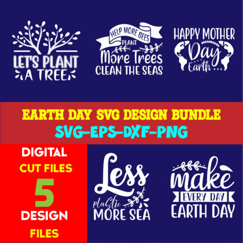 Earth Day T-shirt Design Bundle Volume-02 cover image.