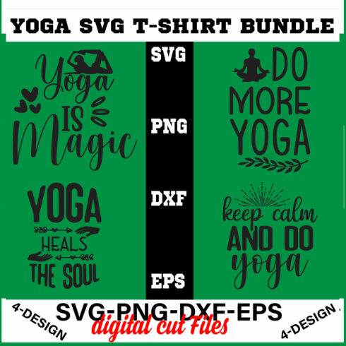 Yoga SVG Bundle - Namaste shirt SVG for Cricut - Good vibes Tee SVG bundle Volume-10 cover image.