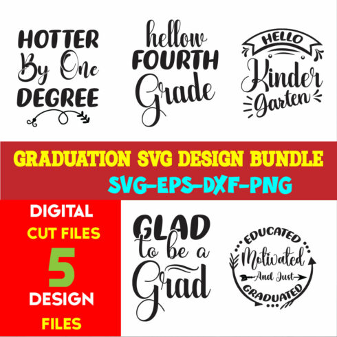 Graduation T-shirt Design Bundle Volume-16 cover image.