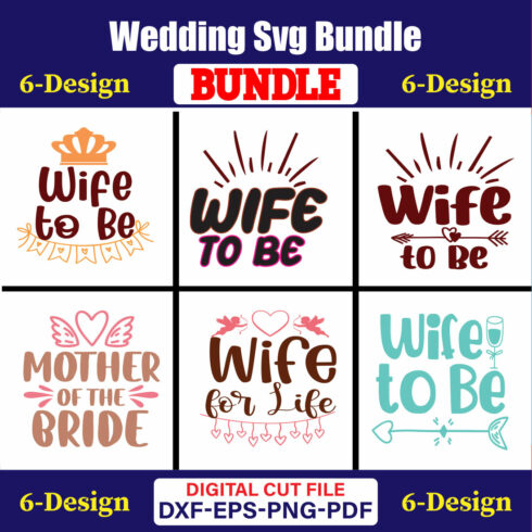 Wedding T-shirt Design Bundle Vol-39 cover image.