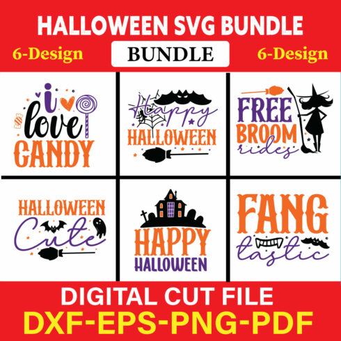 Halloween T-shirt Design Bundle Vol-2 cover image.