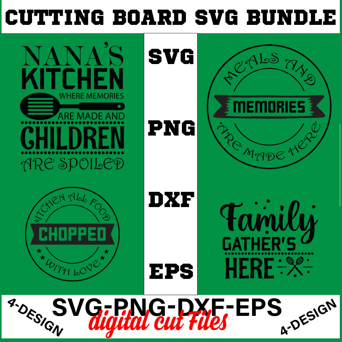 Cutting Board svg T-shirt Design Bundle Volume-02 cover image.