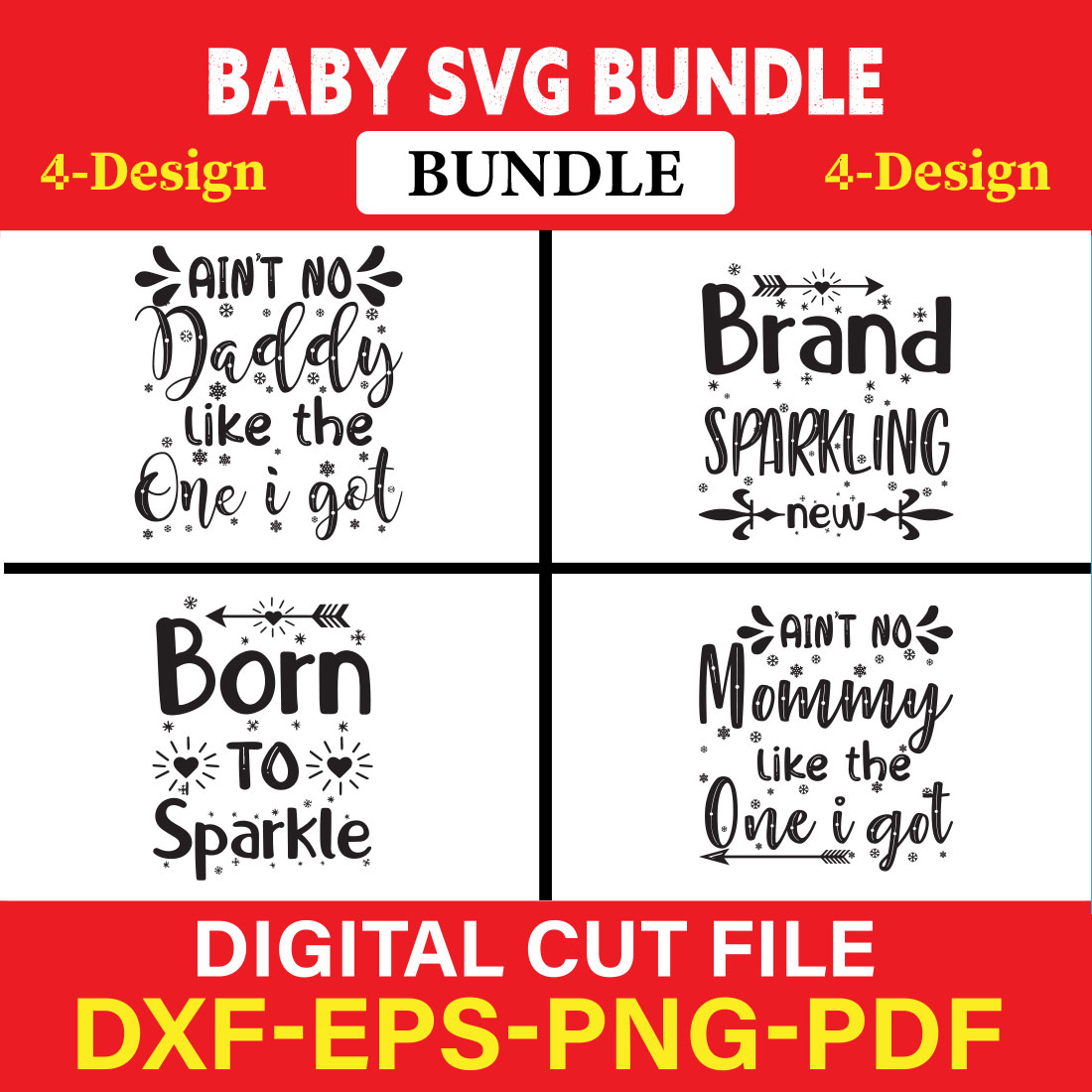 Baby T-shirt Design Bundle Vol-8 cover image.