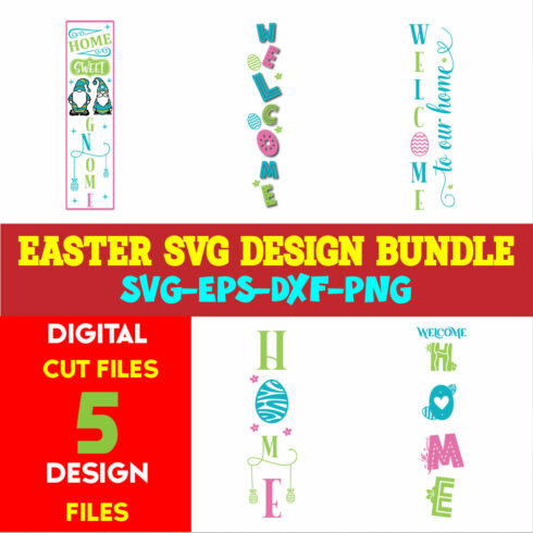 Easter T-shirt Design Bundle Volume-04 cover image.