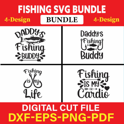 Fishing T-shirt Design Bundle Vol-11 cover image.