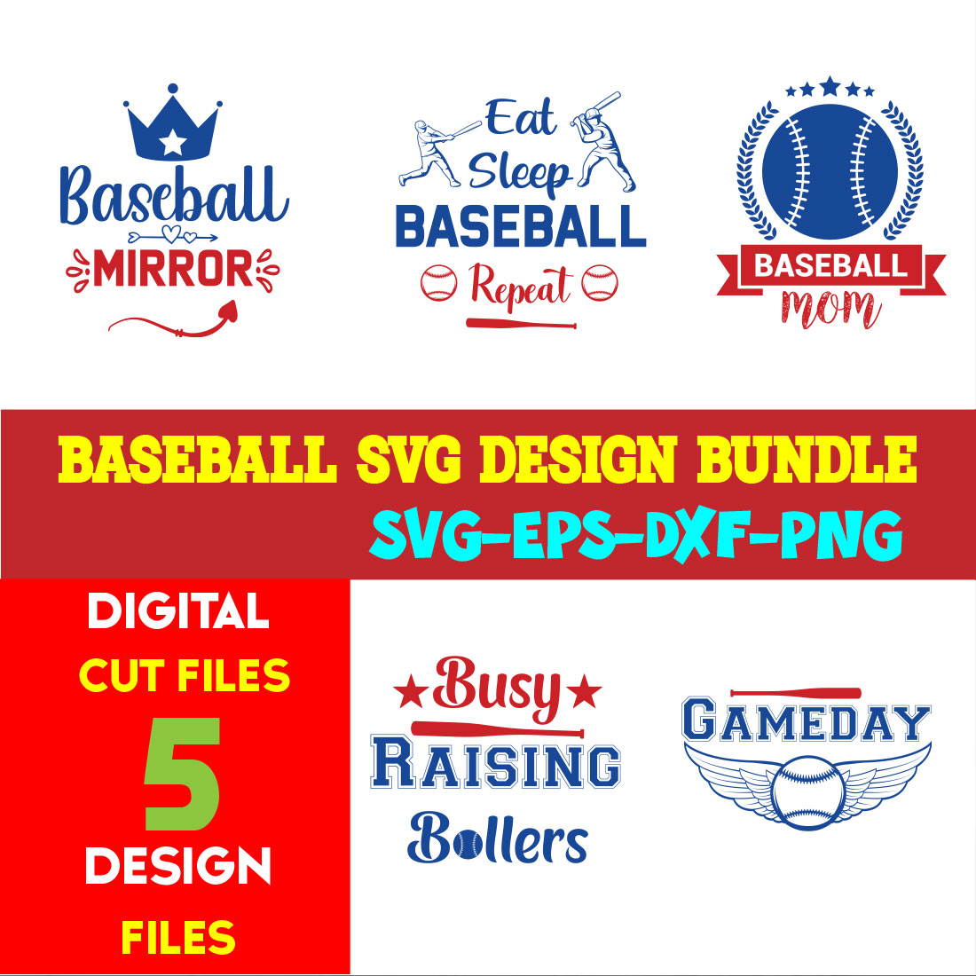 Baseball T-shirt Design Bundle Volume-14 cover image.