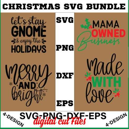 Christmas SVG Bundle Funny Christmas SVG Cut File Cricut Clip art Commercial Use Holiday SVG Christmas Sayings Quotes Winter Volume-28 cover image.