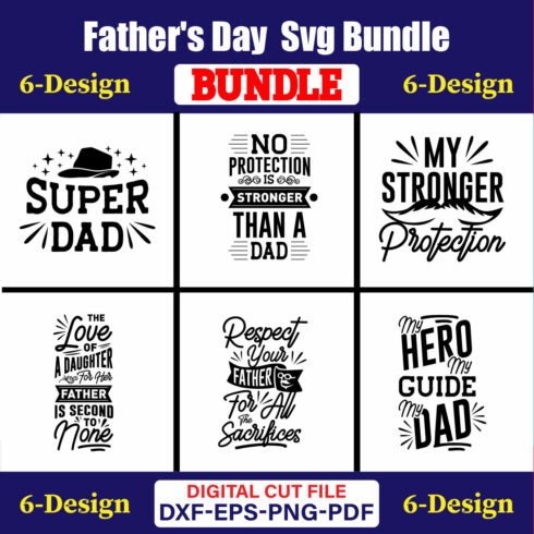 Father's day T-shirt Design Bundle Vol-33 cover image.