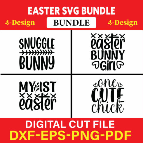 Easter T-shirt Design Bundle Vol-17 cover image.