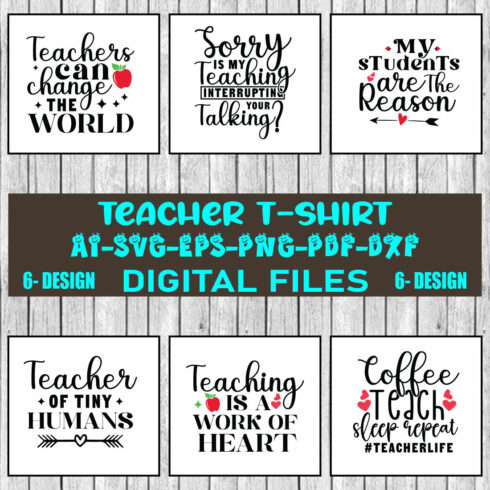 Teacher T-shirt Design Bundle Vol-9 cover image.