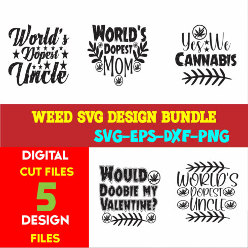 Weed Svg Design Bundle volume -02 cover image.