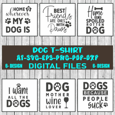 Dog T-shirt Design Bundle Vol-2 cover image.