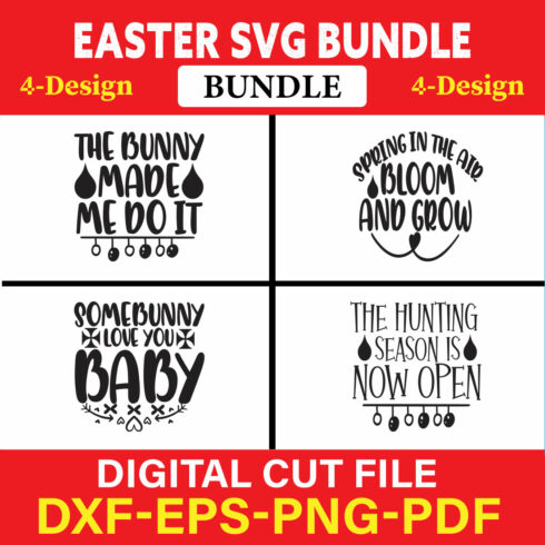 Easter T-shirt Design Bundle Vol-9 cover image.