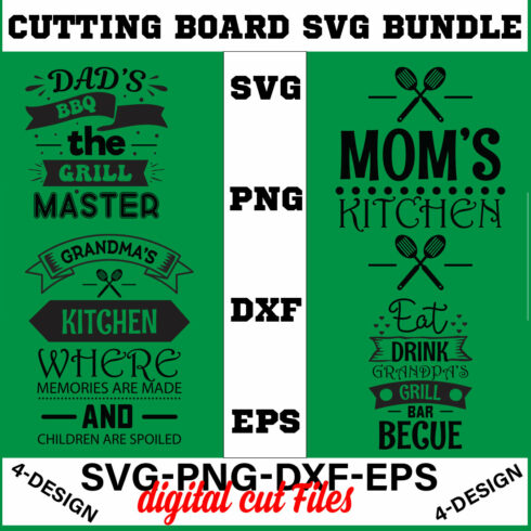 Cutting Board svg T-shirt Design Bundle Volume-01 cover image.