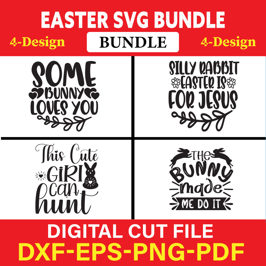 Easter T-shirt Design Bundle Vol-25 cover image.