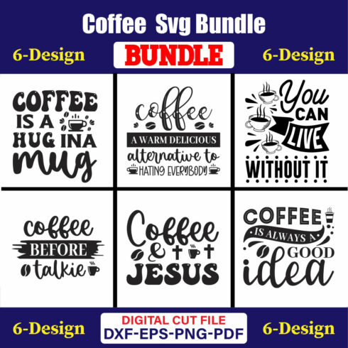 Coffee T-shirt Design Bundle Vol-14 cover image.