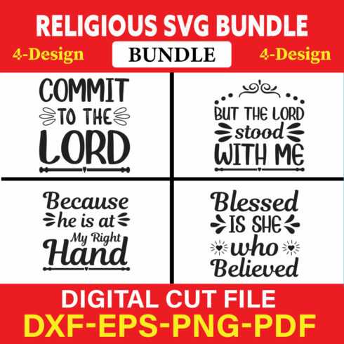 Religious T-shirt Design Bundle Vol-2 cover image.
