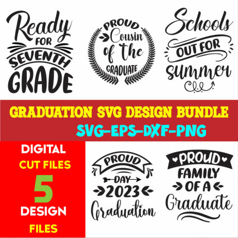 Graduation T-shirt Design Bundle Volume-02 cover image.