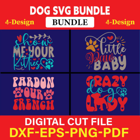 Dog T-shirt Design Bundle Vol-25 cover image.