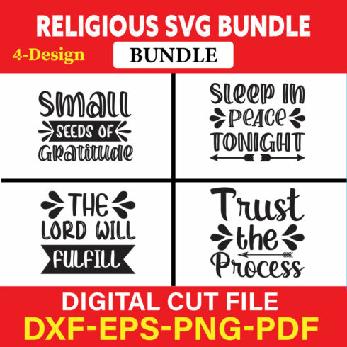Religious T-shirt Design Bundle Vol-6 cover image.