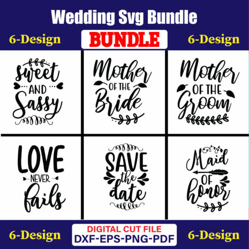 Wedding T-shirt Design Bundle volume -09 cover image.