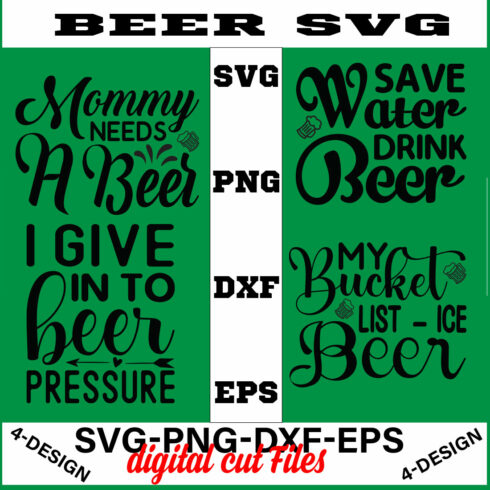 Beer SVG T-shirt Design Volume-03 cover image.