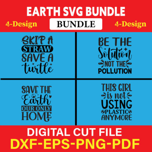 Earth T-shirt Design Bundle Vol-4 cover image.