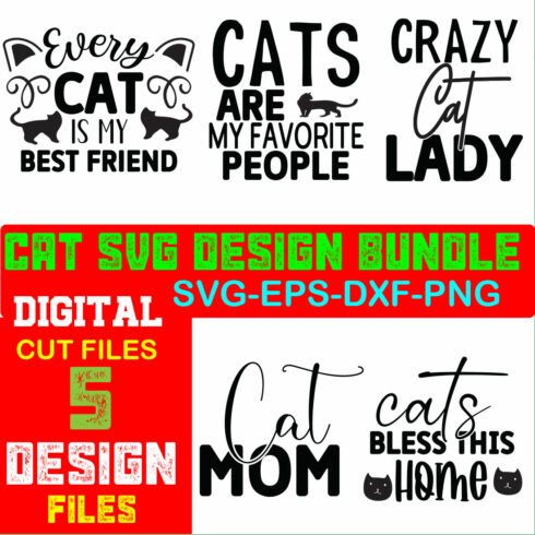 Cat SVG Design Bundle Volume-02 cover image.