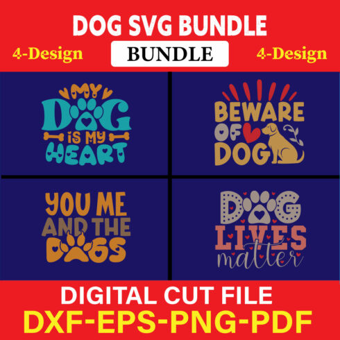 Dog T-shirt Design Bundle Vol-24 cover image.