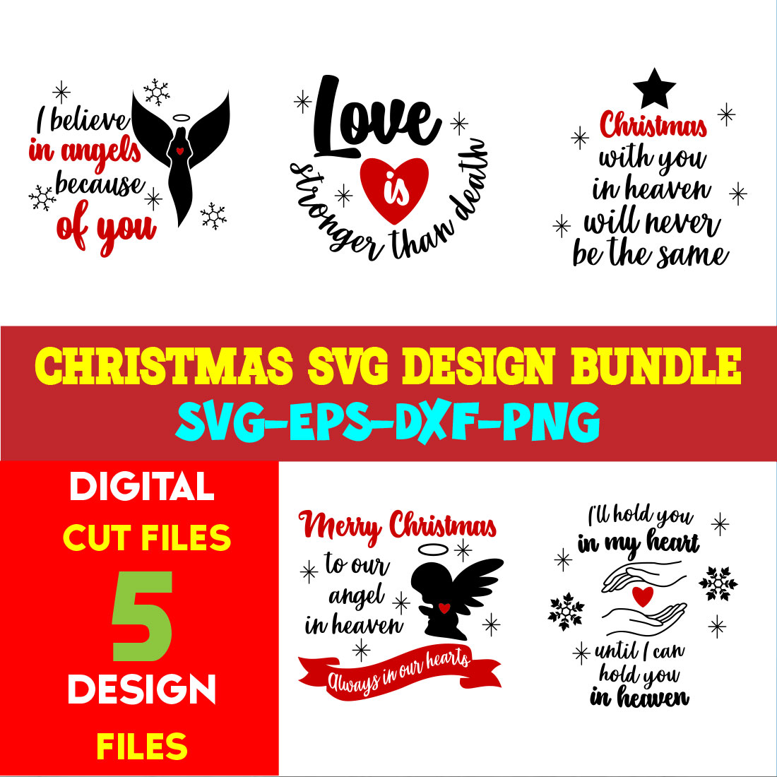 Christmas T-shirt Design SVG Bundle Free Volume-65 cover image.