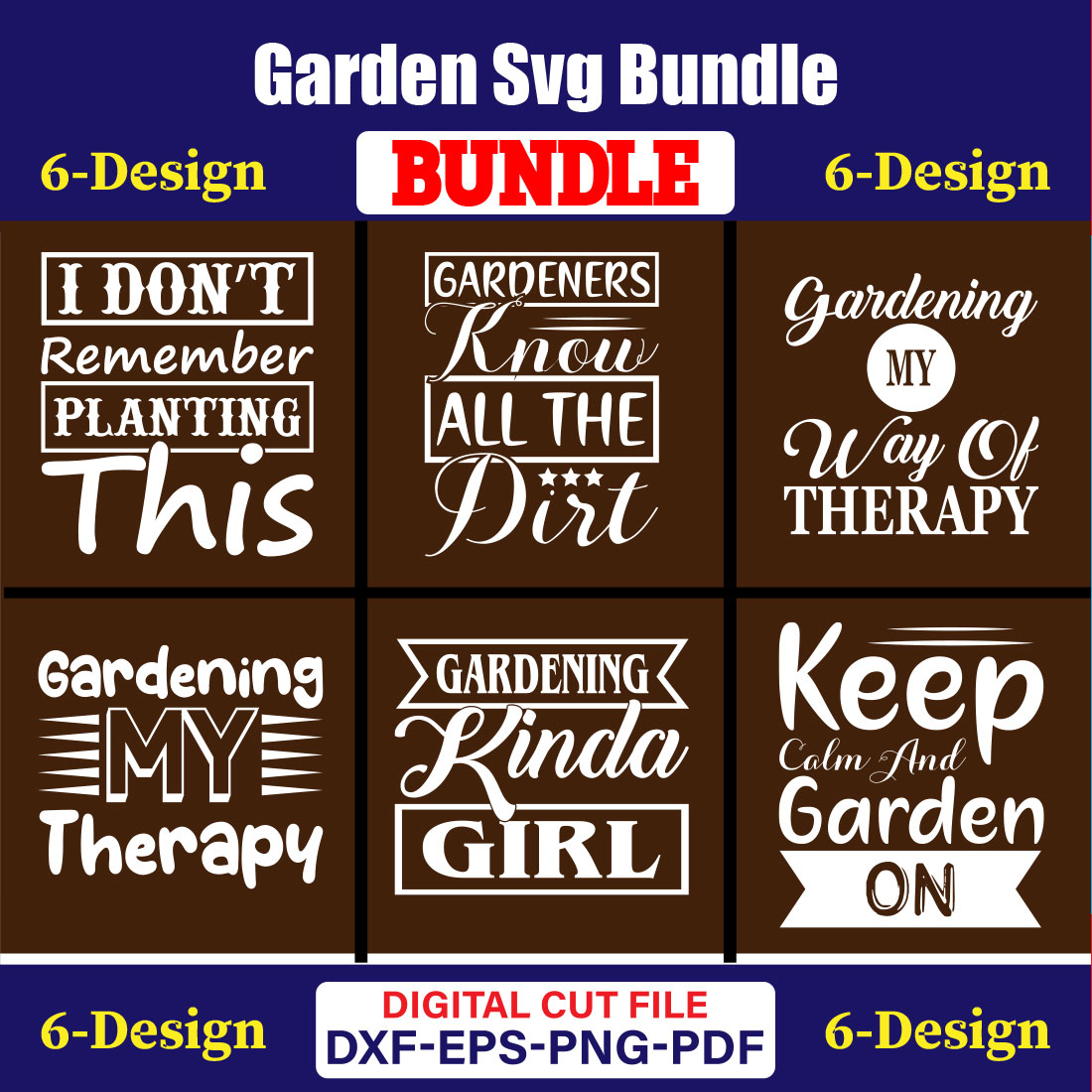 Garden T-shirt Design Bundle Vol-03 cover image.