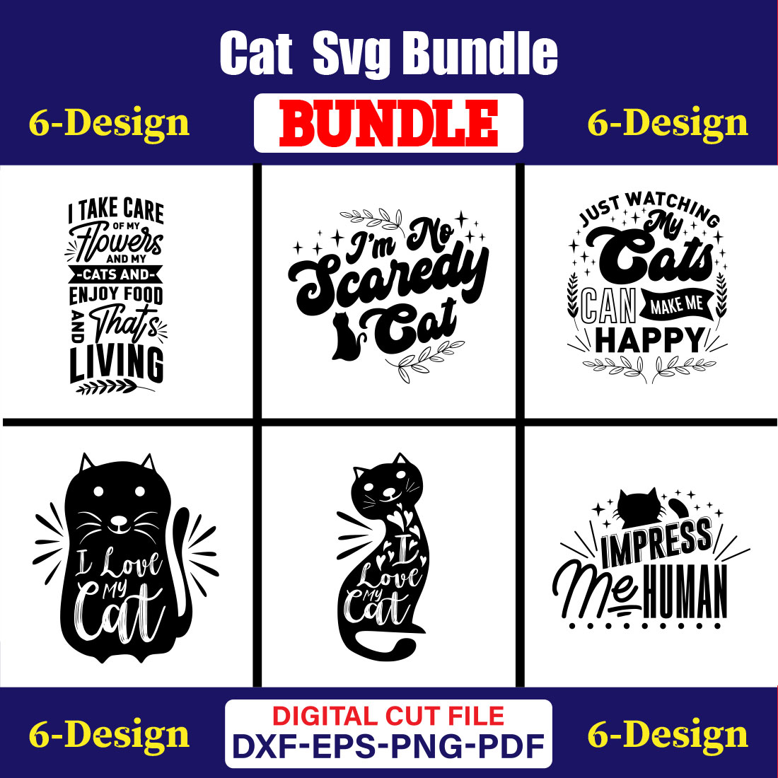 Cat T-shirt Design Bundle Vol-14 cover image.