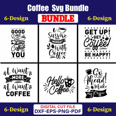 Coffee T-shirt Design Bundle Vol-12 cover image.