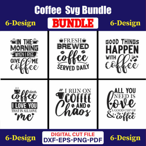 Coffee T-shirt Design Bundle Vol-17 cover image.